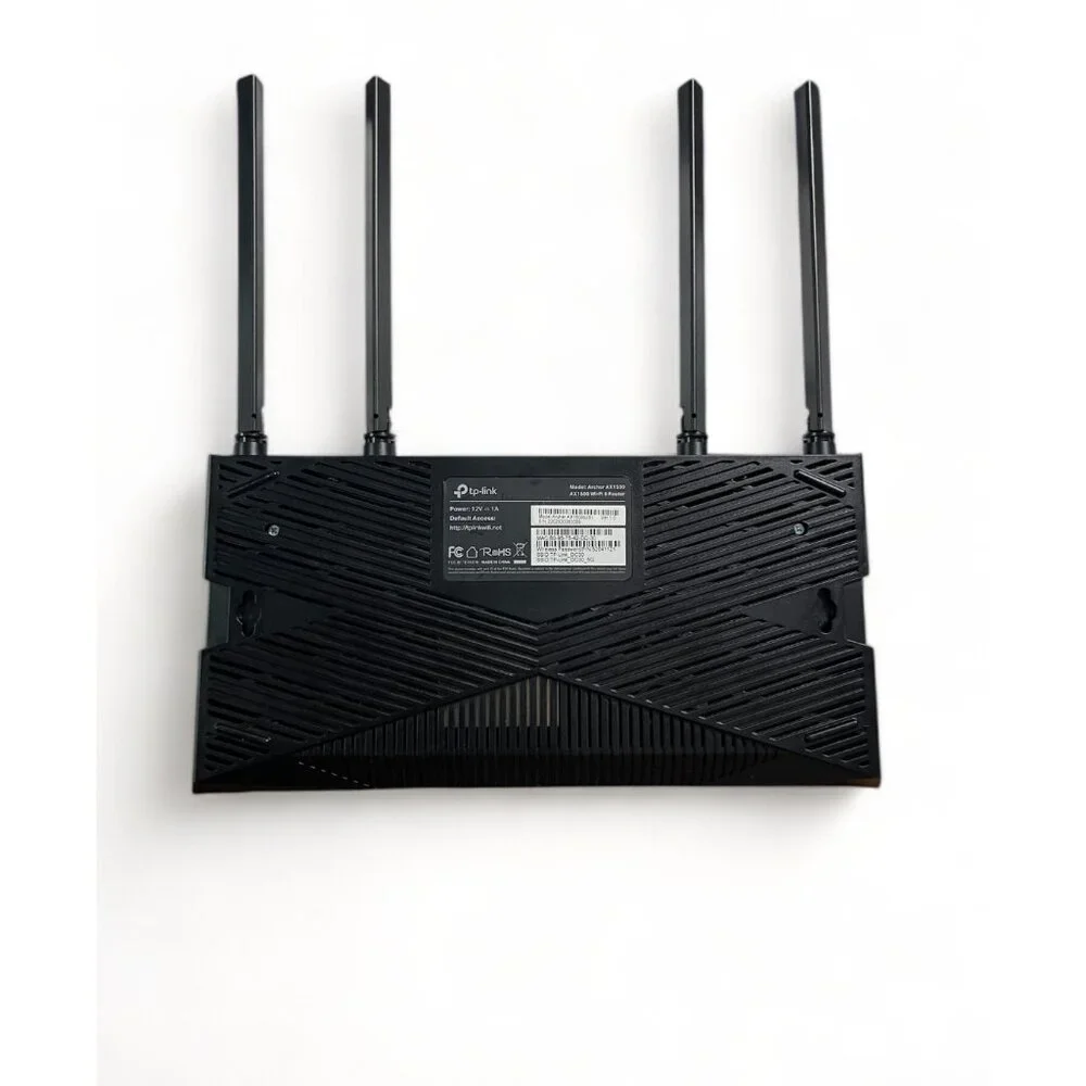 TP-Link AX1500 Wi-Fi 6 Dual-Band Gigabit Router With 4 Antennas & 4 LAN Ports